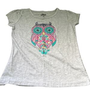 5 for $20 Circo Gray Short Sleeve Owl Graphic Tee
